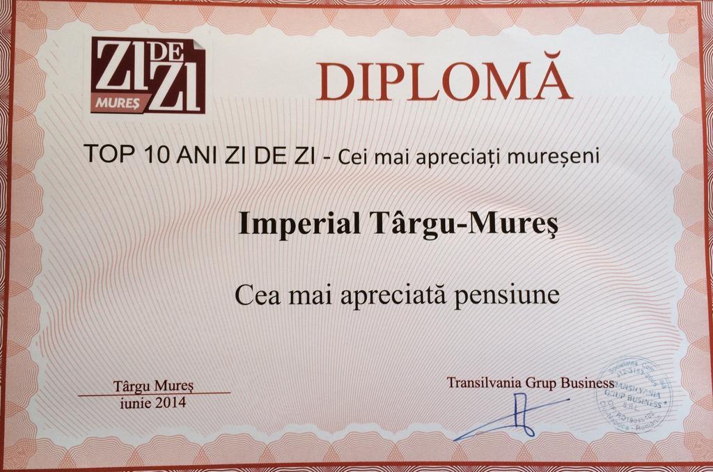 Pensiunea Imperial Targu-Mures Bagian luar foto